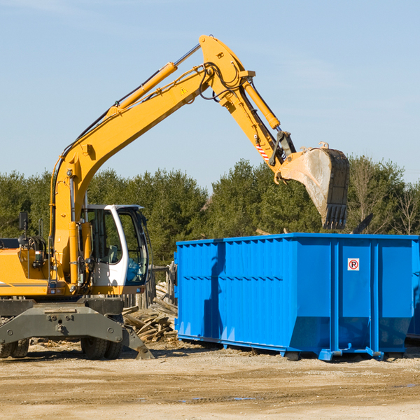 can i request a rental extension for a residential dumpster in Blackwell